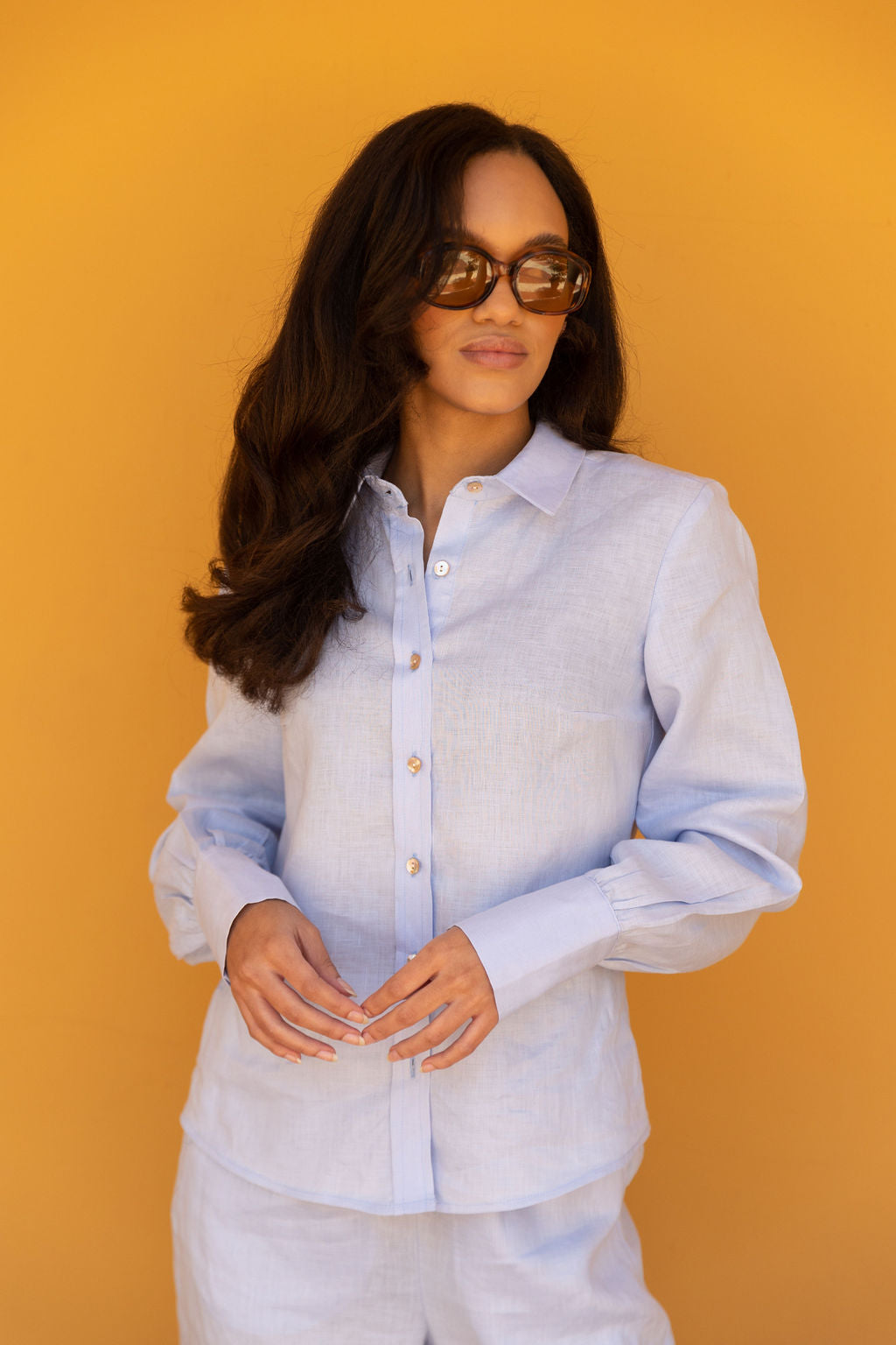 LINEN LONG SLEEVE SHIRT