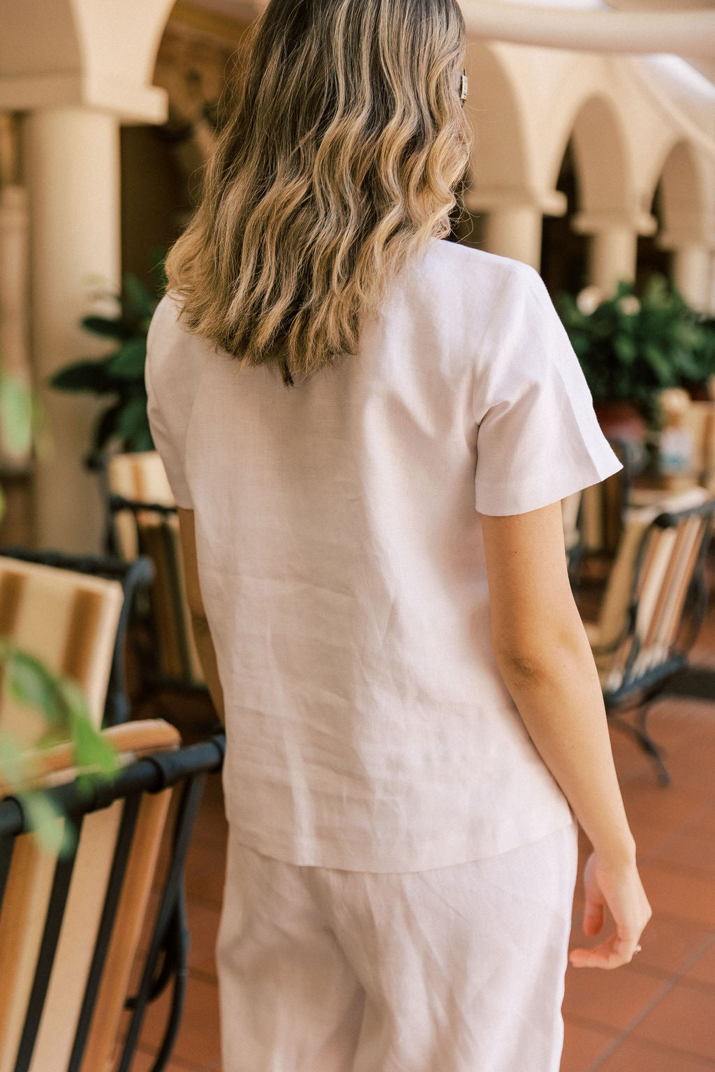 LINEN SHORT SLEEVE SHIRT