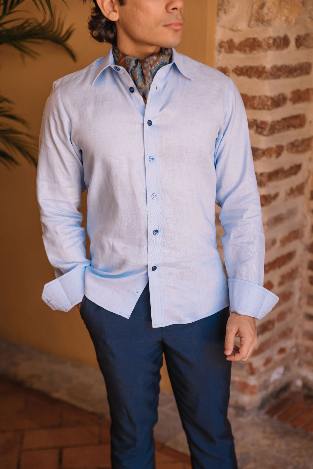 LINEN LONG SLEEVE SHIRT