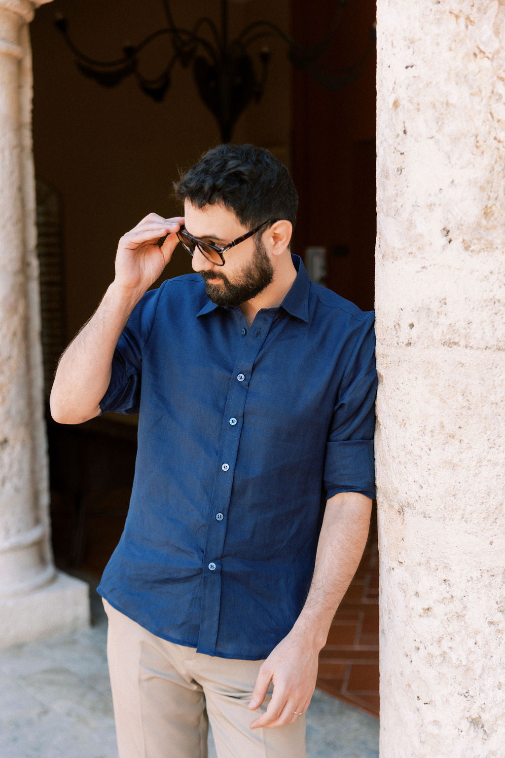 LINEN LONG SLEEVE SHIRT