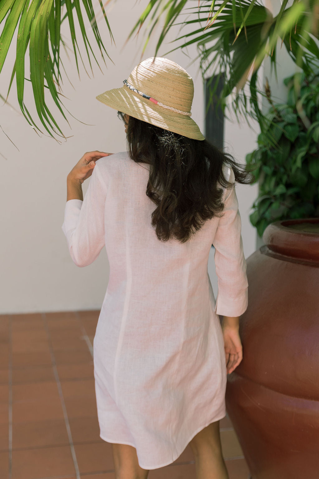 LINEN REGINA SHIRT DRESS