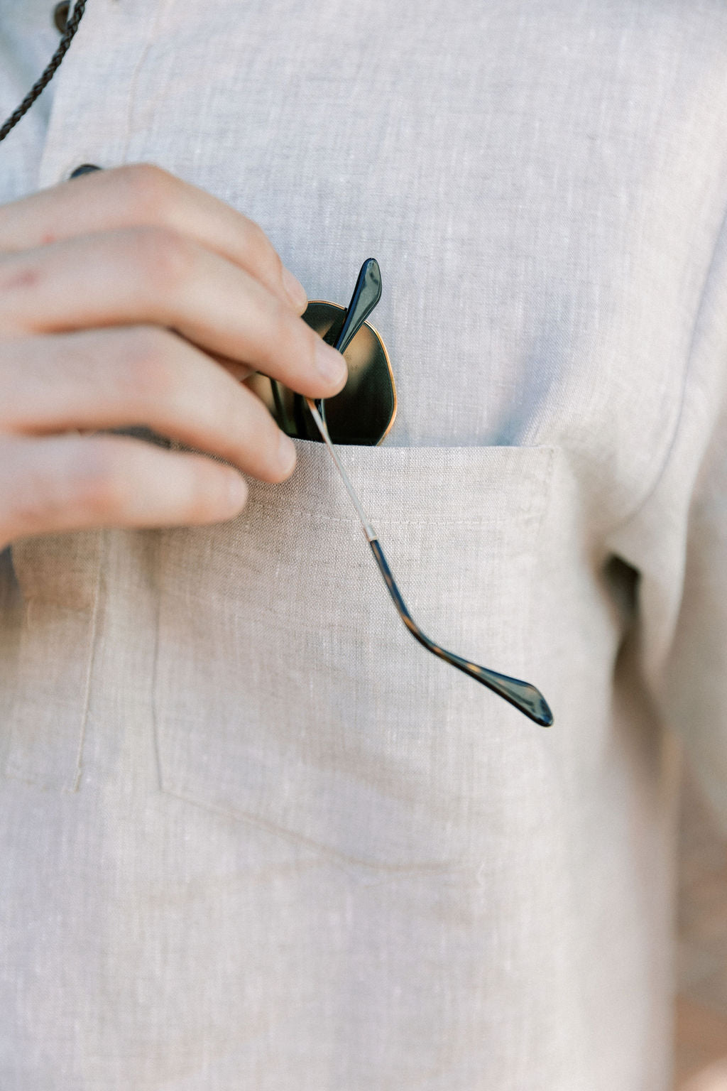 LINEN T SHIRT