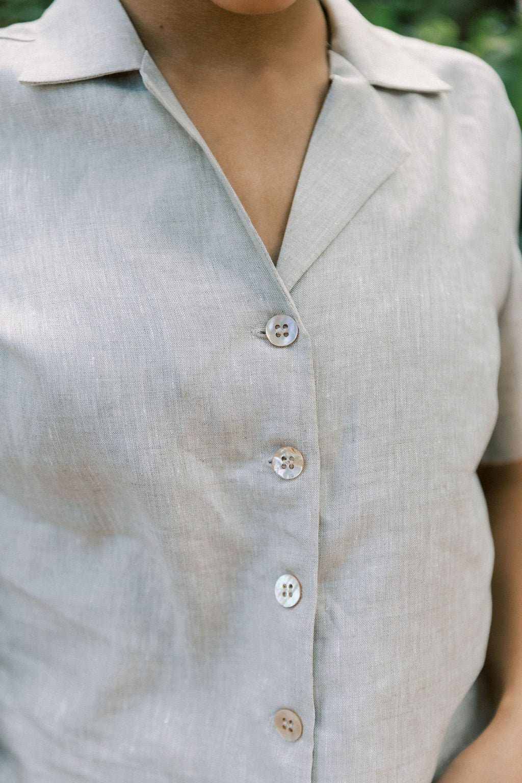 LINEN SHORT SLEEVE SHIRT