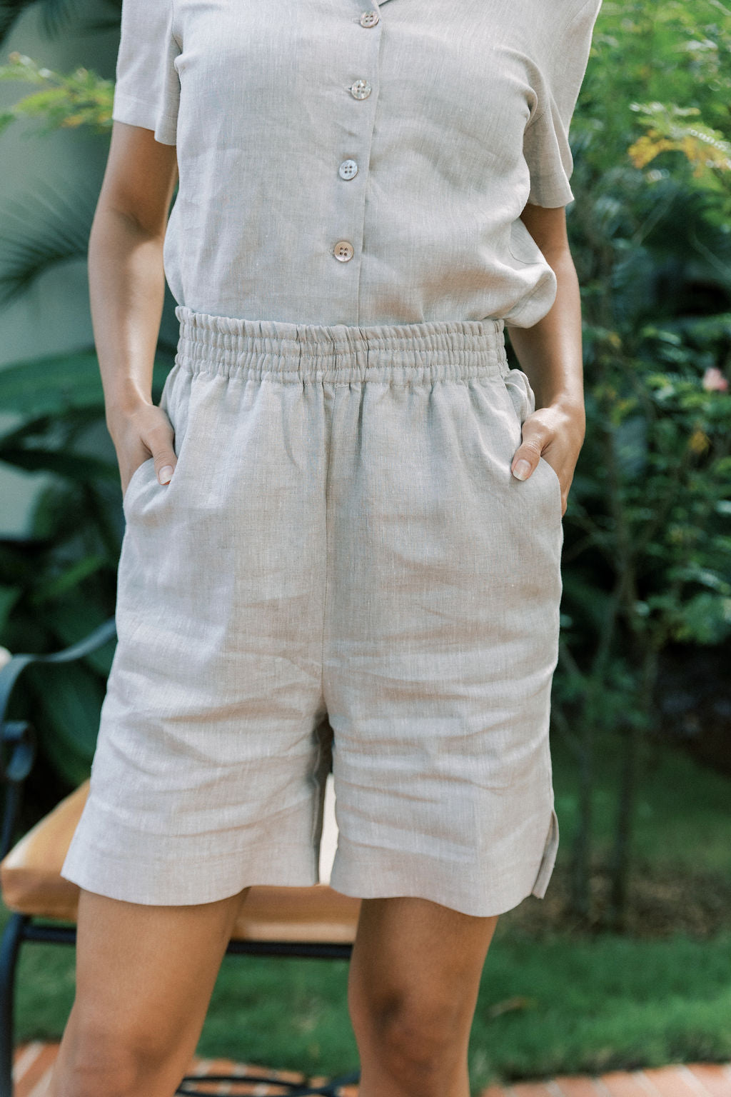 LINEN COMFY SHORT