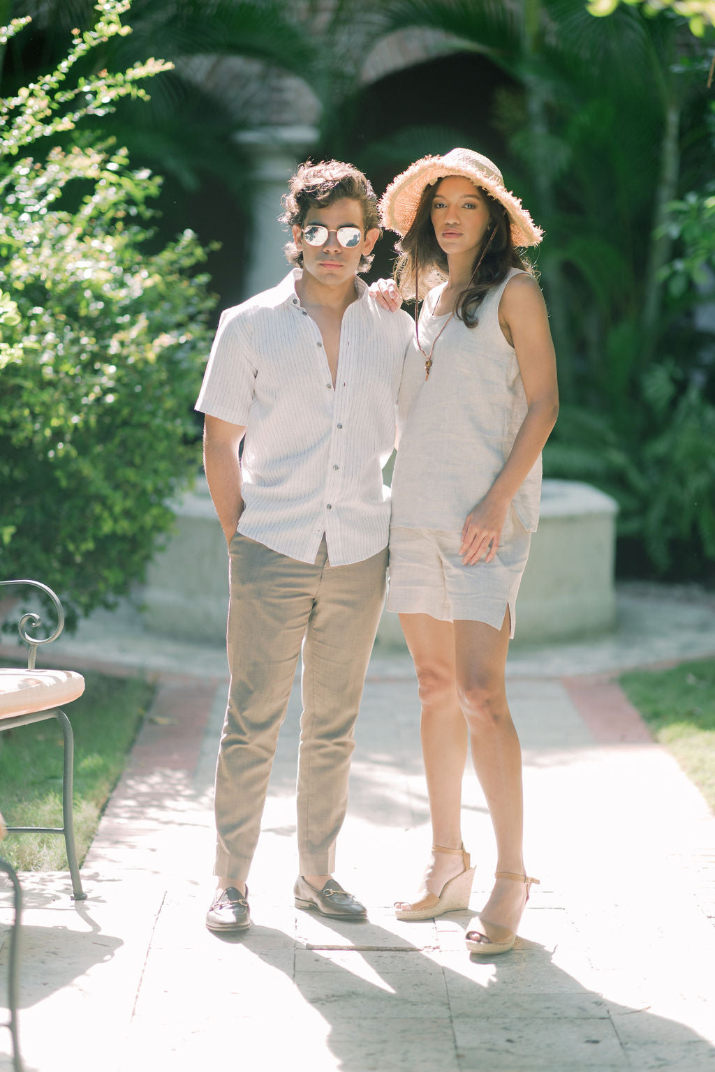 LINEN TANK TOP BLOUSE